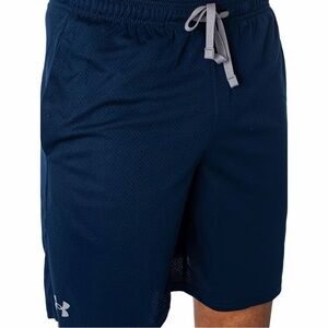 Under Armour Men's Navy Tech Mesh Shorts